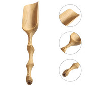 Arbatinis šaukštelis Bambukas kaušeliui Drožinėti arbatos reikmenys Šaukštelis Praktiški arbatiniai šaukšteliai