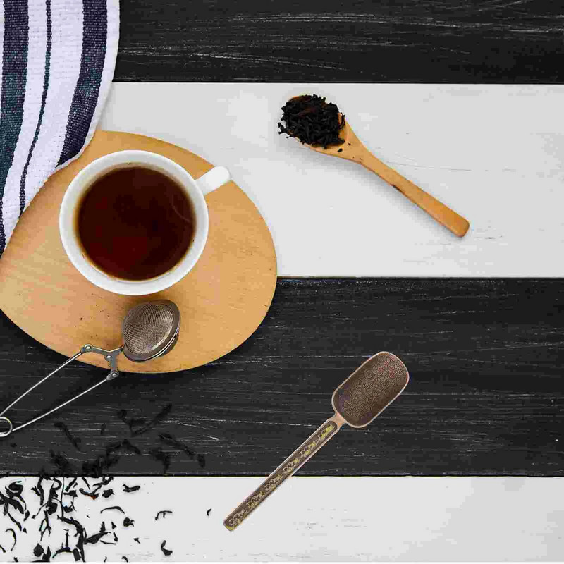 Arbata Retro Decor Varinis kaušelis Matavimo šaukštas Įrankiai Priedas Metalinis Kava