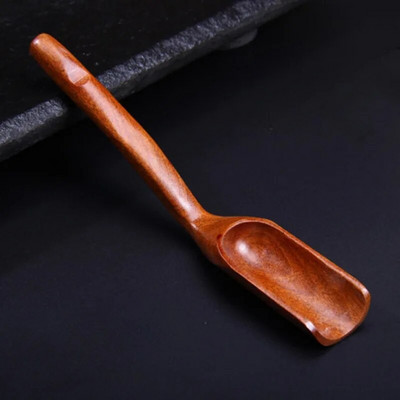 1 vnt Natūralus bambuko arbatos šaukštelis Retro kinų Kongfu medinis arbatos semtuvas Arbatinis šaukštelis arbatos priedai