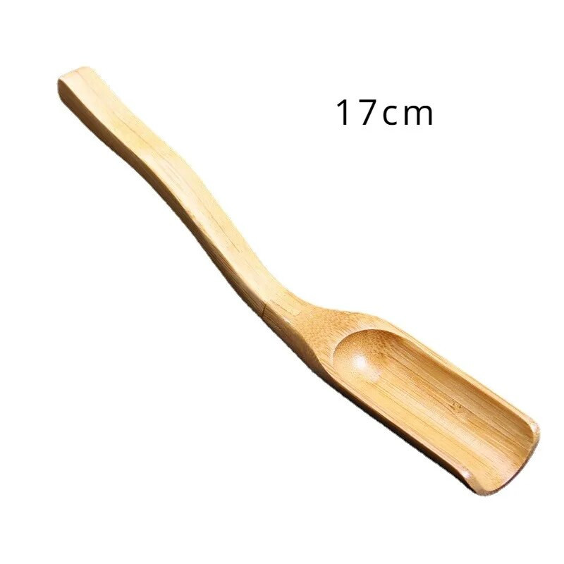 1 vnt Natūralus bambuko arbatos šaukštelis Retro kinų Kongfu medinis arbatos semtuvas Arbatinis šaukštelis arbatos priedai