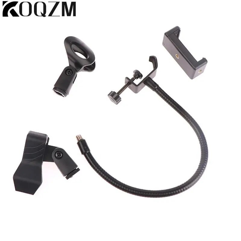 Spojnica za mikrofon sa crijevom sa kopčom za stol, stalak za mikrofon pogodan za studijsku opremu za emitiranje uživo, stanicu