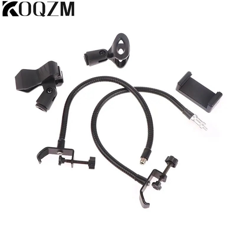 Spojnica za mikrofon sa crijevom sa kopčom za stol, stalak za mikrofon pogodan za studijsku opremu za emitiranje uživo, stanicu