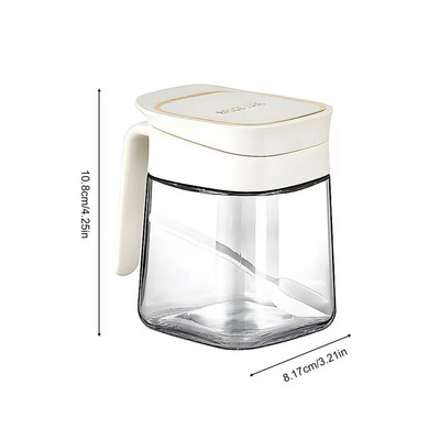 Prieskonių dėžutė Indelis Prieskoniai Druskos Indelis Medaus Stiklainis Virtuvės reikmenys Laikymo indelis Prieskoniai Puodai Prieskoniai Cruet Anti Slip