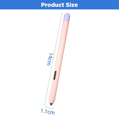 Stylus torbica Šarena mekana silikonska zaštitna pernica Poklopac za olovke za Samsung Galaxy Tab S6 Lite tablet