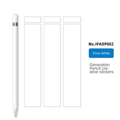 Lipdukai, skirti Apple Pencil 1 Apsauginiam popieriui Įbrėžimams atsparus Itin ploni dažyti lipdukai Touch Stylus Pen Lipdukas Neslystantis dangtelis