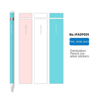 Lipdukai, skirti Apple Pencil 1 Apsauginiam popieriui Įbrėžimams atsparus Itin ploni dažyti lipdukai Touch Stylus Pen Lipdukas Neslystantis dangtelis