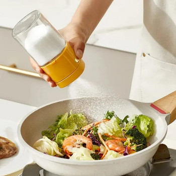 Ποσοτικό βάζο καρυκευμάτων κουζίνας Ανθεκτικό στην υγρασία Αναδευτήρας αλατιού Τύπου κουτί καρυκευμάτων Έλεγχος αλατιού Μέτρηση βάζο καρυκευμάτων
