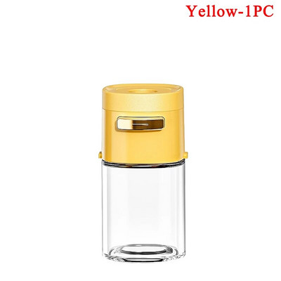 Kiekybinis prieskonių indelis Virtuvės drėgmei atsparus druskos plaktuvas Įspaudžiamas prieskonių dėžutės Druskos kontrolės matavimo prieskonių indelis