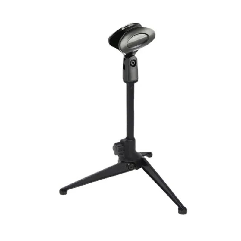Mikrofono stovas Stalinis trikojis Mini nešiojamas stalo stovas Reguliuojamas mikrofono stovas Mikrofono laikiklio laikiklis Lengvas laikiklis