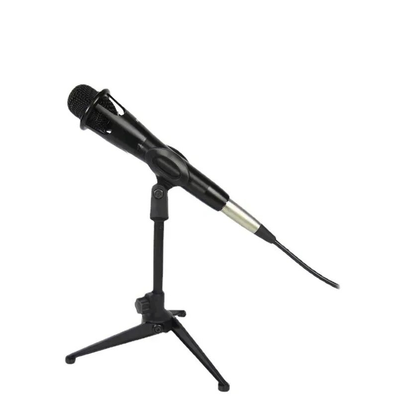 Mikrofono stovas Stalinis trikojis Mini nešiojamas stalo stovas Reguliuojamas mikrofono stovas Mikrofono laikiklio laikiklis Lengvas laikiklis