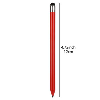 Στυλό οθόνης αφής 2 σε 1 Tablet iPad κινητό τηλέφωνο Stylus Μολύβι υψηλής ακρίβειας Χωρητικό στυλό Ασημί Μαύρο Κόκκινο Μπλε Λευκό Μωβ