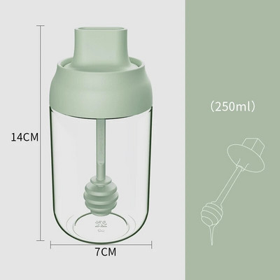 Aliejaus butelis Druskos plaktuvas Drėgmei atsparus dangtelis Šaukštas Vienas prieskonių puodas Virtuvė Daugiafunkcis prieskonių dėžutė Stiklinis prieskonių butelis