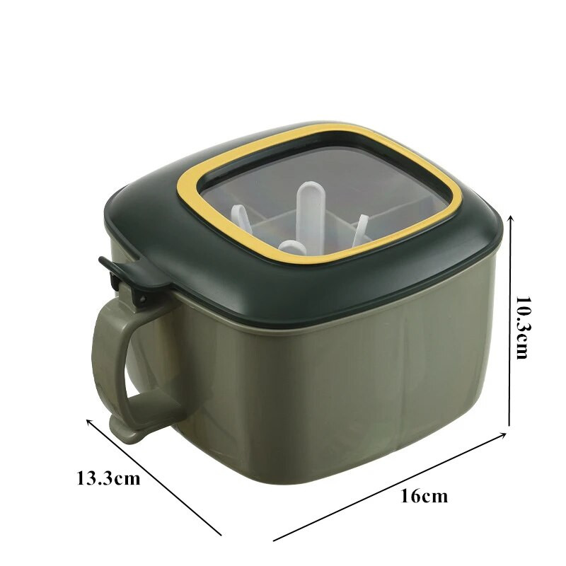 4 grotelės druskos pipirų prieskonių indelio organizatorius virtuvė skaidrus prieskonių indelis laikymo dėžutės rinkinys prieskoniai įrankiai su šaukštais