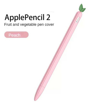 Stylus Cover Silikoninis rašiklio dėklas, skirtas Apple Pencil 1 2 Spalvas atitinkantis Stylus apsauginis dėklas, neslystantis, neslystantis, skirtas iPad rašikliui 2 1