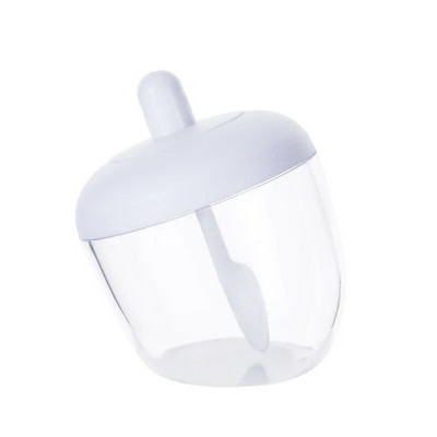 Virtuvinės druskos plaktuvo prieskonių indelis su šaukštu pipirų prieskonių dėžute Drėgmei atsparus prieskonių įrankis Druskos plaktuvas