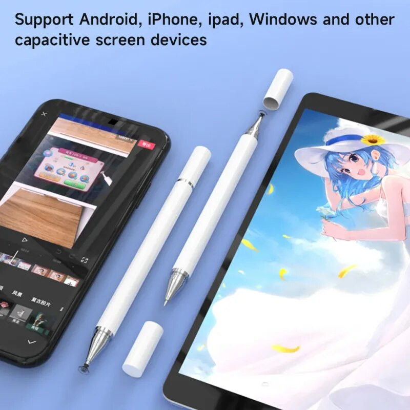 Universalus jutiklinis rašiklis, skirtas telefonui Stylus Pen, skirtas Android jutikliniam ekranui, planšetinio kompiuterio rašiklis, skirtas Lenovo iPad iphone Xiaomi Samsung Apple Pencil
