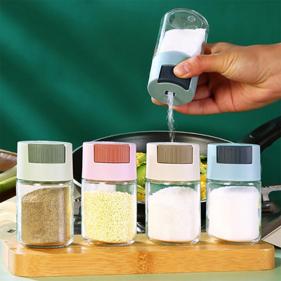 Dozator de sare reglabil D5 Recipient pentru condimente Sticla de zahăr Condimente Piper Săruri Borcan de condimente Săruri Rezervor Sticla de condimente