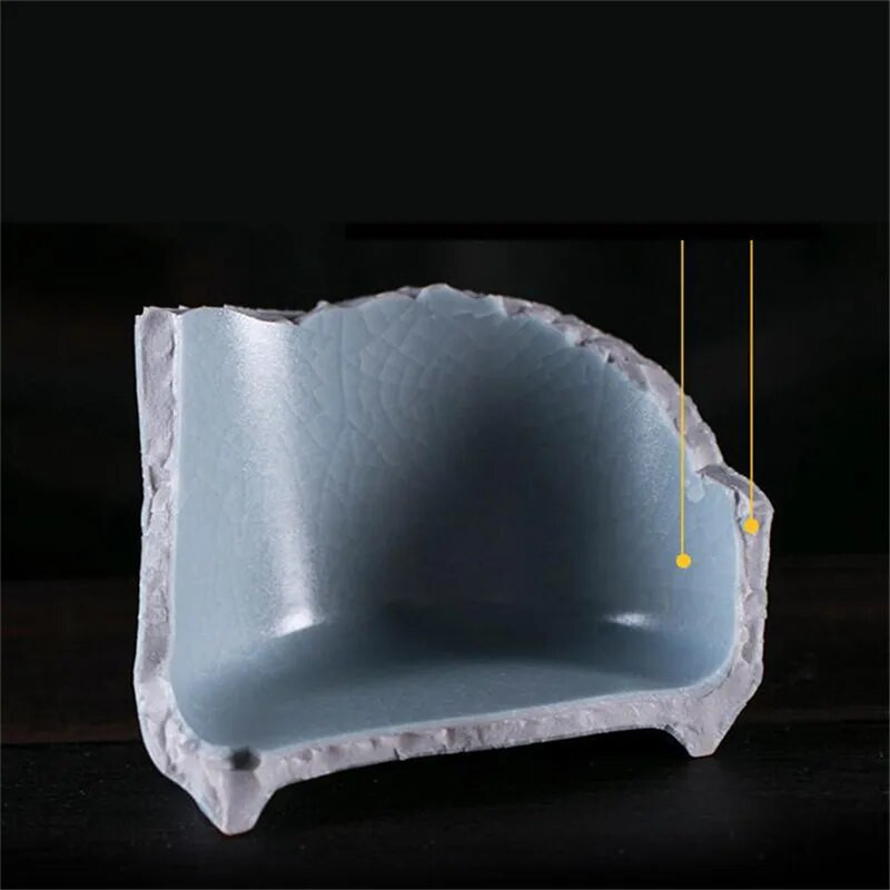 180 ml Vintage krosnies arbatos dubenėlis su lėkštės dangteliu Keraminis Gaiwan Master porcelianinis arbatos tureen gėrimų indas Arbatinis arbatinukas