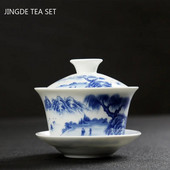 Retro keramikinis Gaiwan arbatos puodelis Individualus rankų darbo tureen kiniškas nešiojamas arbatos dubuo asmeninis arbatos puodelis Buitinis arbatos rinkinio priedai