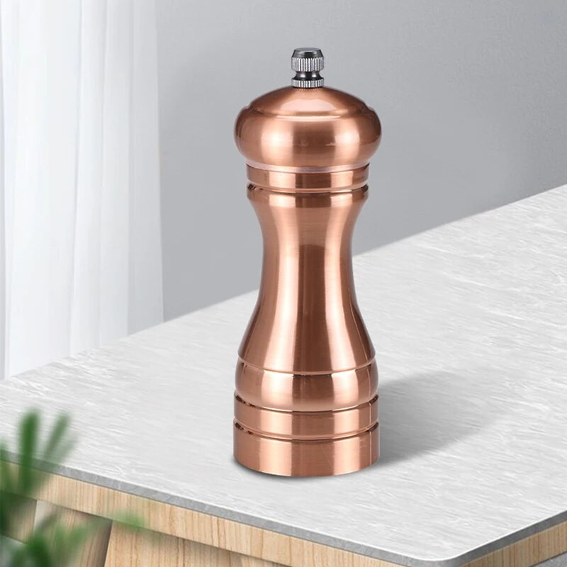 Akrilo kombinuotas pipirų malūnėlis ir druskos purtyklė su reguliuojamu šiurkštumo keramikos mechanizmu, paprasta naudoti