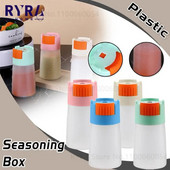 Stiklainis prieskonių pipirų ir druskos purtyklėms Butelis be BPA plastikinių prieskonių Stiklainių prieskonių dozatorius 150 ml Prieskonių stiklainių stovas virtuvės organizatorius