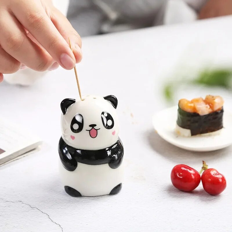 Keraminis prieskonių indelis Prieskonių butelis Druskos ir pipirų plaktuvai Prieskonių talpyklos puodas BBQ prieskonių virtuvės mielas prieskonių indelis