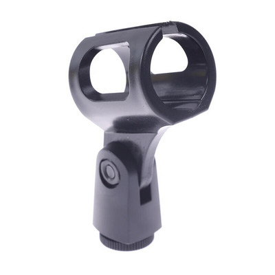 1 vnt. mikrofono spaustukas skirtas Shure mikrofono laikikliui rankiniam mikrofonui belaidžiam / laidiniam mikrofono stovo priedas juodas universalus