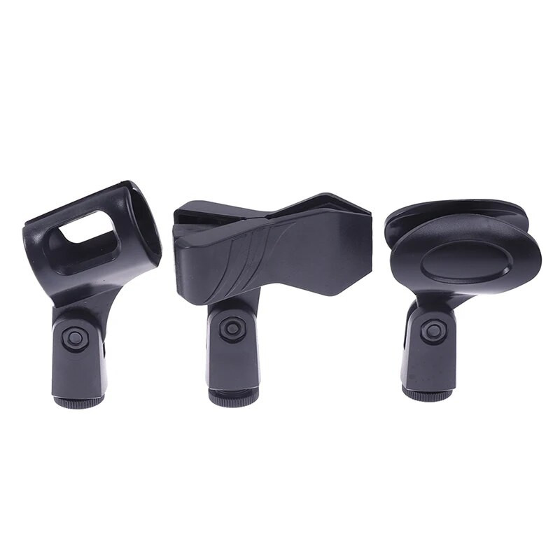 1 vnt. mikrofono spaustukas skirtas Shure mikrofono laikikliui rankiniam mikrofonui belaidžiam / laidiniam mikrofono stovo priedas juodas universalus