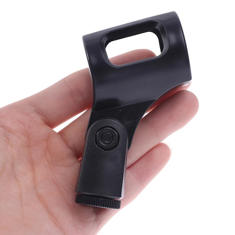 1 vnt. mikrofono spaustukas skirtas Shure mikrofono laikikliui rankiniam mikrofonui belaidžiam / laidiniam mikrofono stovo priedas juodas universalus