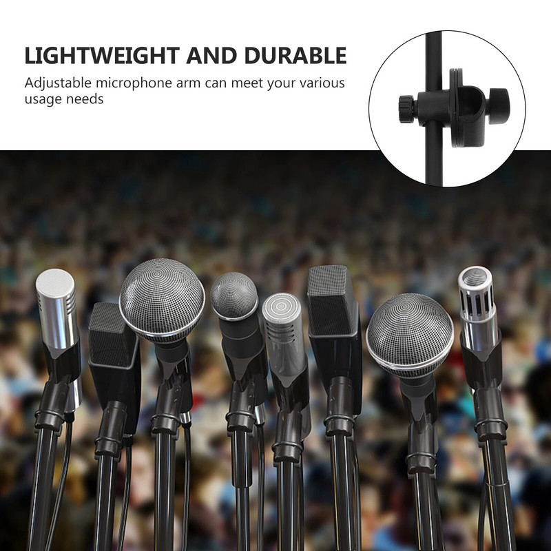 Mikrofono stovas, sulankstomas, metalinis stalinio kompiuterio laikiklis, pakreiptas, besisukantis priedai trikojo spaustukas namų ilgintuvo vamzdelis