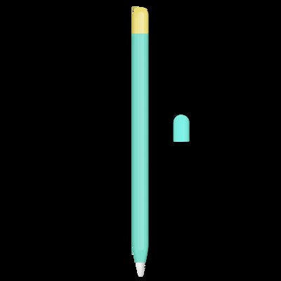 Stylus Cover silikoninis rašiklio dėklas, skirtas Apple Pencil 2 spalvai atitinkantis Stylus apsauginis dėklo dangtelis, apsaugantis nuo kritimo, skirtas iPencil odos dangčiui