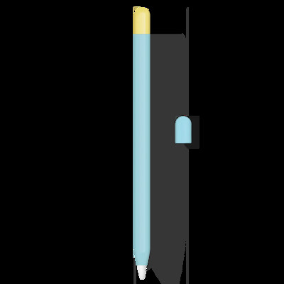 Stylus Cover silikoninis rašiklio dėklas, skirtas Apple Pencil 2 spalvai atitinkantis Stylus apsauginis dėklo dangtelis, apsaugantis nuo kritimo, skirtas iPencil odos dangčiui