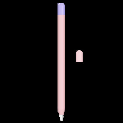 Stylus Cover silikoninis rašiklio dėklas, skirtas Apple Pencil 2 spalvai atitinkantis Stylus apsauginis dėklo dangtelis, apsaugantis nuo kritimo, skirtas iPencil odos dangčiui