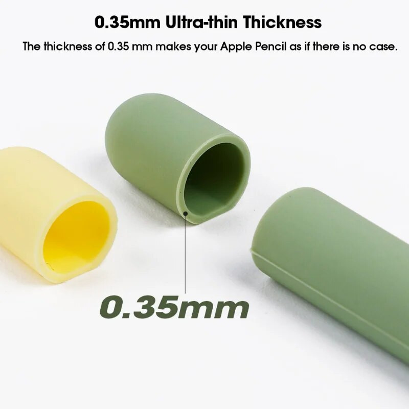 Stylus Cover silikoninis rašiklio dėklas, skirtas Apple Pencil 2 spalvai atitinkantis Stylus apsauginis dėklo dangtelis, apsaugantis nuo kritimo, skirtas iPencil odos dangčiui