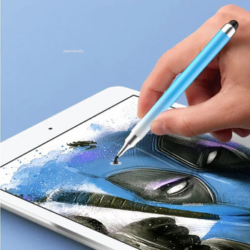 2 в 1 стилус писалка за таблет, мобилен телефон, капацитивен сензорен молив за Iphone, Samsung, универсален молив за екран за рисуване на телефони с Android
