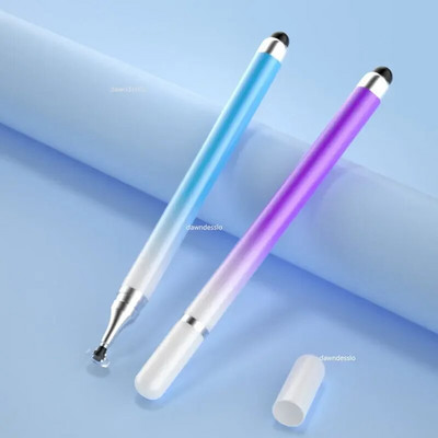 2 az 1-ben Stylus toll táblagéphez kapacitív érintőceruza iPhone-hoz Samsung univerzális Android telefon rajzképernyő ceruza