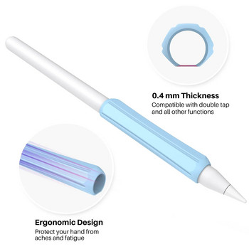Αντιολισθητικό κάλυμμα λαβής στυλό Κατάλληλο για Huawei M-Pencil Apple Pencil 1/2 γενιάς Θήκη Προστατευτικό κάλυμμα λαβής σιλικόνης