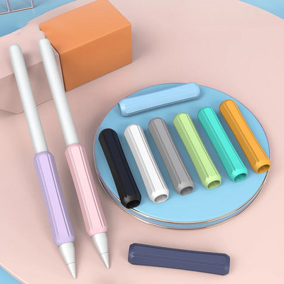 Неплъзгащо се защитно покритие за Pen Grip, подходящо за Huawei M-Pencil Apple Pencil 1/2 Generation Case Защитно покритие със силиконова дръжка
