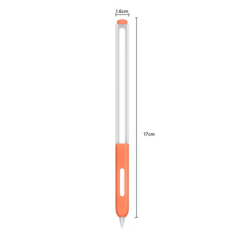 Touch Pen Stylus Protector Skin Apple Pencil 2 Case Minkštas silikoninis dėklas, 2 kartos neslystantis