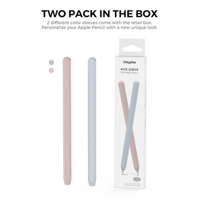 Za Apple Pencil 2 Silikonska torbica Pernica za Apple 2nd Gen Tablet Touch Stylus Pen Zaštitna torbica Prenosna mekana torbica