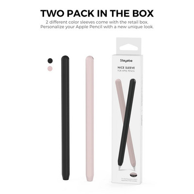 Za Apple Pencil 2 Silikonska torbica Pernica za Apple 2nd Gen Tablet Touch Stylus Pen Zaštitna torbica Prenosna mekana torbica