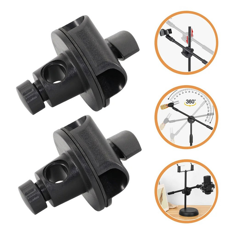 2 vnt fotoaparato trikojo spaustukai mikrofono kryžminio strypo spaustukas universalus mikrofono svirtis Abs stalinio laikiklio stovas