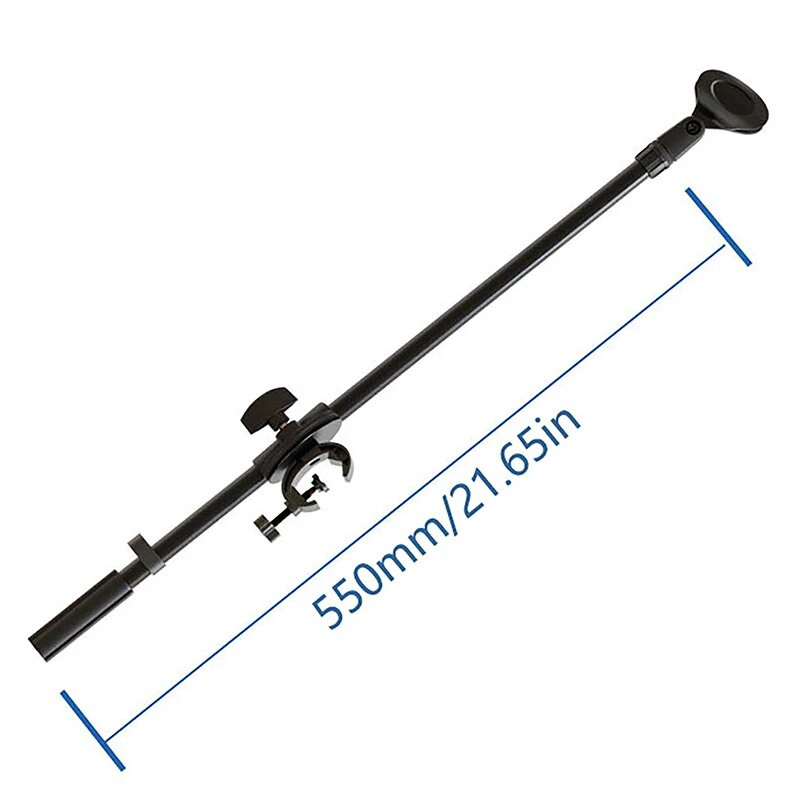 Reguliuojamas aukštis 360 laipsnių besisukantis mikrofono strėlės laikiklis Mikrofono stovo prailginimo stulpas Universalios grindų atramos