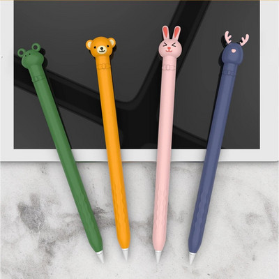 Удароустойчив защитен калъф за калъф за Apple Pencil 1 Cartoon Animal Pencil Cover