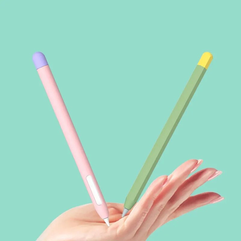 Stylus Pen silikoninis dangtelis skirtas Apple Pencil 2 Touchscreen Pen Neslystantis nuo kritimo dėklas, skirtas Ipad Apple Pencil antros kartos