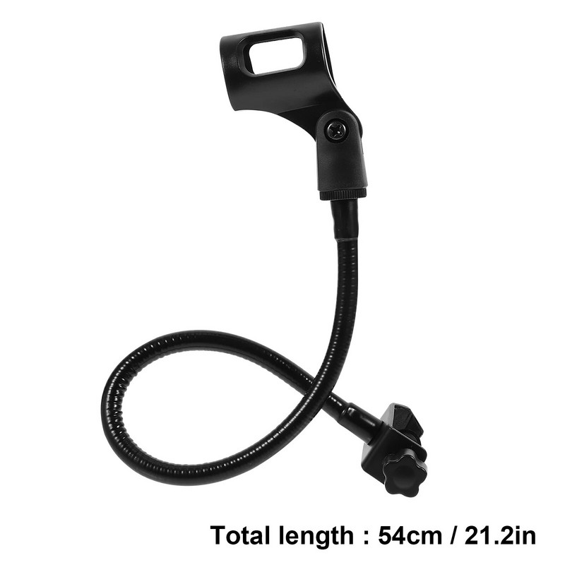 1 PC mikrofono stovas Mikrofono laikiklis Mikrofonų laikiklis Reguliuojamas mikrofonas Rack Mic laikiklis