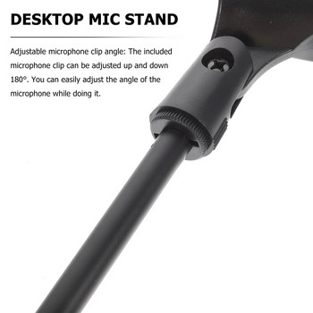 Стойка за настолен микрофон Телескопична опорна скоба за настолен микрофон за домашно студио
