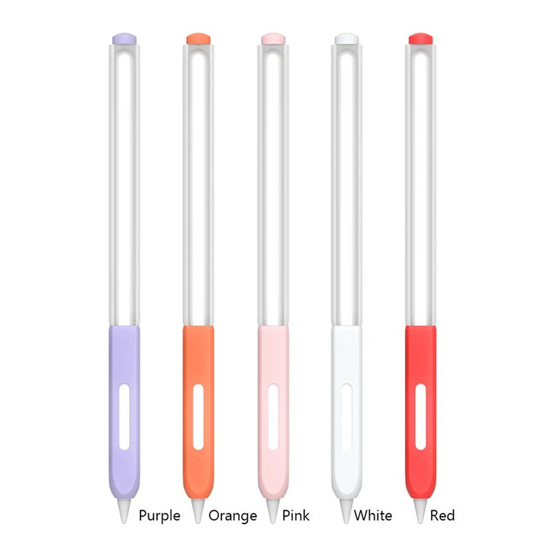 Dėklas Minkštas silikoninis apsauginis dėklas, skirtas Apple Pencil 2 Case Minkštas apsauginis rankovių dangtelis, skirtas iPad Stylus