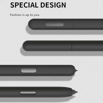 За Samsung Galaxy Tab S7/S8/S9 Plus Ultra S Pen Sleeve Tablet Touch Pencil Case Силиконов стилус Защитен капак Удароустойчив