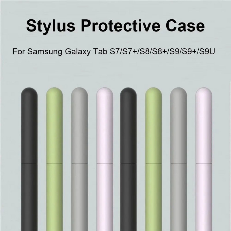 „Samsung Galaxy Tab S7/S8/S9 Plus Ultra S Pen Sleeve“ planšetinio kompiuterio jutiklinis pieštuko dėklas, silikoninis rašiklio apsauginis dangtelis, atsparus smūgiams